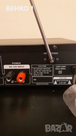 Караоке домошен усилвател с,Bluetooth,usb,mp3,VT-339 A, снимка 5 - Аудиосистеми - 53983638