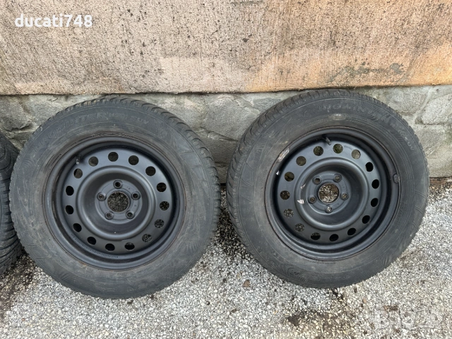 4бр. железни джанти 5х114.3 с гуми - Hyundai Tucson, IX35, Kia Sportage, снимка 4 - Гуми и джанти - 53928678