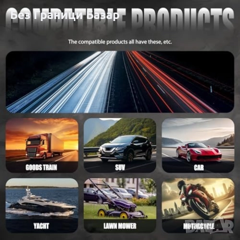 Ново 12V 6A интелигентно зарядно за акумулатор с пулс ремонт и поддръжка, снимка 5 - Друга електроника - 52271393