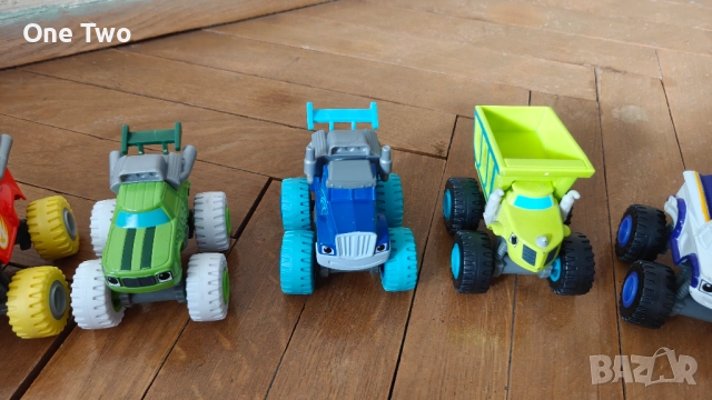 6 бр. колички от "Пламъчко и машините" (Blaze and the Monster Machine, снимка 4 - Коли, камиони, мотори, писти - 52532637