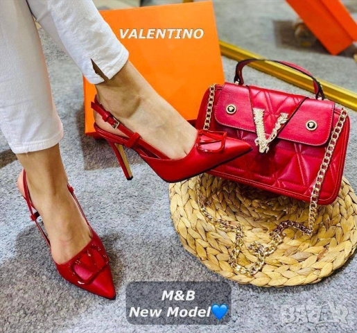 обувки на ток valentino garavani, снимка 6 - Дамски ежедневни обувки - 51458799