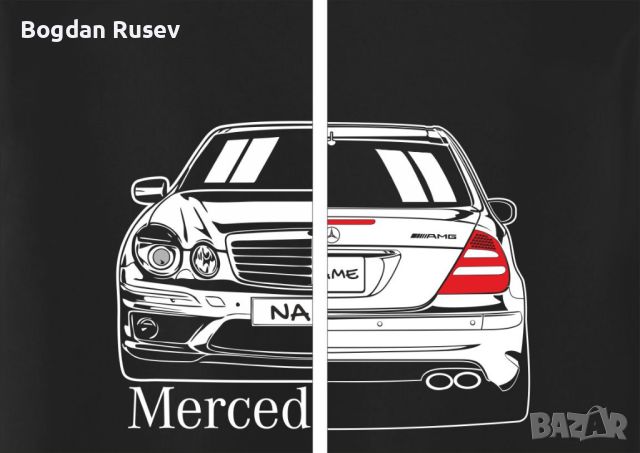 T-shirt Mercedes-Benz W211, снимка 2 - Тениски - 45906732