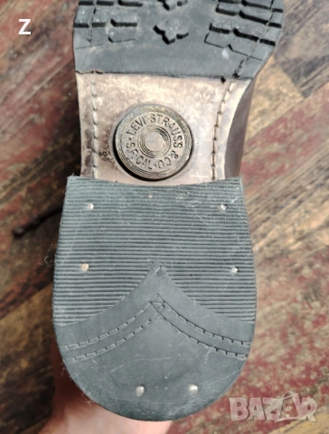 Оригинални кожени обувки, (боти,ботуши) LEVIS, снимка 4 - Мъжки боти - 53482339