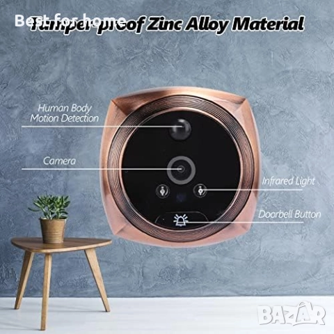 Цифрова видео шпионка и звънец  с 32GB карта памет, снимка 2 - Други - 51759320