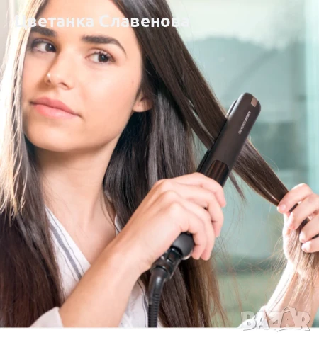 Преса за коса Taurus Slimlook Keratine Pro, 30 W, 100-220°C, Плочи XXL с нано керамика & турмалин , снимка 5 - Преси за коса - 50681300