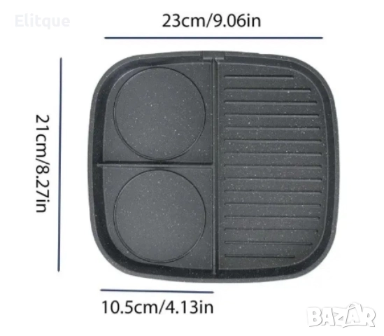 Мултигрил 2 в 1: Вашият Универсален Кулинарен Помощник LSM-2555, 2 години гаранция, снимка 4 - Други - 52894942