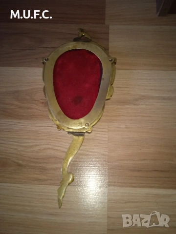 Бронзово огледало 1910 Арт нуво оригинално, снимка 10 - Антикварни и старинни предмети - 54172402