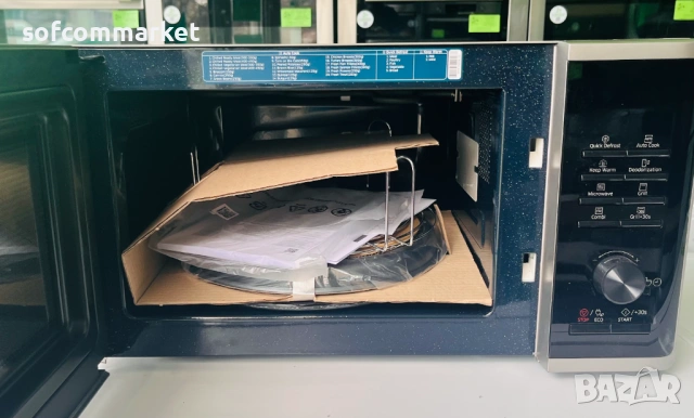 Микровълнова фурна с грил Samsung 23L с гаранция, снимка 4 - Samsung - 53874659