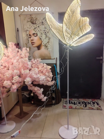 Светещи пеперуди , снимка 8 - Декорация за дома - 52681811