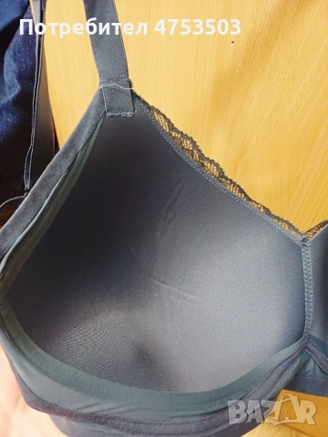 Сив сутиен Triumph 90 E нов, снимка 11 - Бельо - 54138666