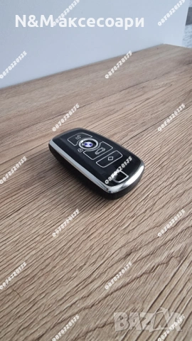 Силиконов калъф кейс за ключ BMW F и G серия правоъгълен, снимка 4 - Аксесоари и консумативи - 53464952