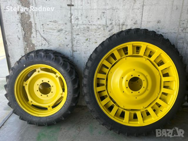 Комплект 4 бр. тесни гуми с джанти за редови обработки 230-95/48 - 230-95/32 (N01285), снимка 1 - Селскостопанска техника - 46239698