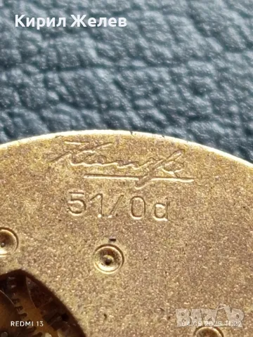 Стар механичен часовник мъжки ANTI-MAGNETIC MADE IN GERMANY перфектен работи 43969, снимка 8 - Антикварни и старинни предмети - 50149816