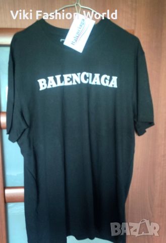BALENCIAGA маркова тениска висок клас, снимка 3 - Тениски - 45685007