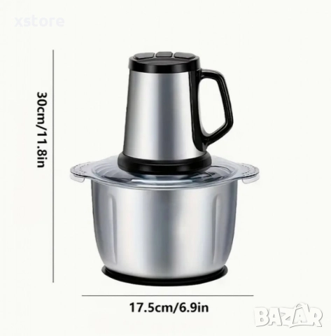 Многофункционален кухненски чопър MAXTOP, 5 литра, снимка 5 - Други - 52695181