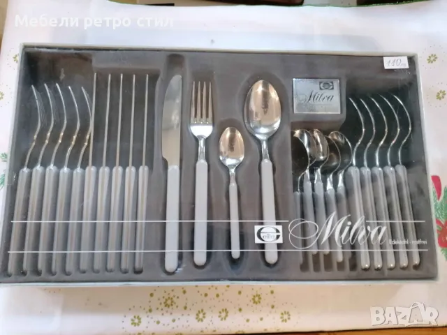 Това е изключително стилен комплект прибори за хранене Milva с отличителен дизайн., снимка 6 - Прибори за хранене, готвене и сервиране - 50376757