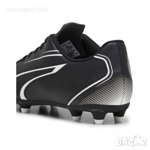 Футболни мъжки маратонки PUMA Vitoria Firm Ground/Artificial Grass Football Shoes Black, снимка 6 - Маратонки - 46608416