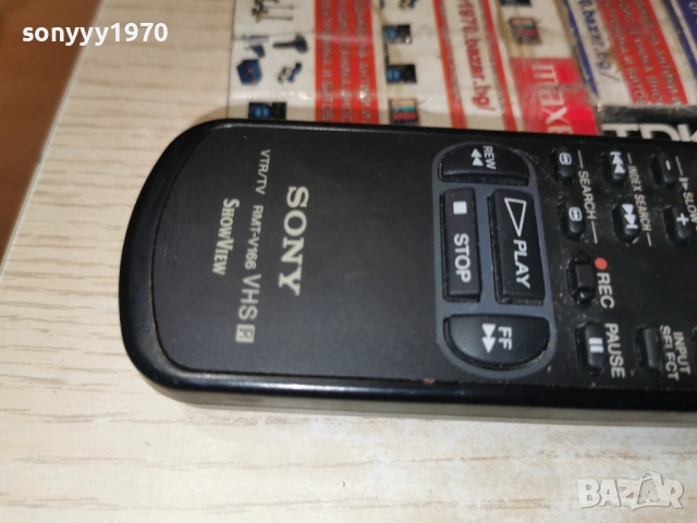 SONY VTR/TV RMT-V166 REMOTE CONTROL 0901261922, снимка 12 - Дистанционни - 53047602
