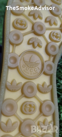 Обувки Adidas x Gucci Gazelle Black Green Red, снимка 11 - Маратонки - 51963461