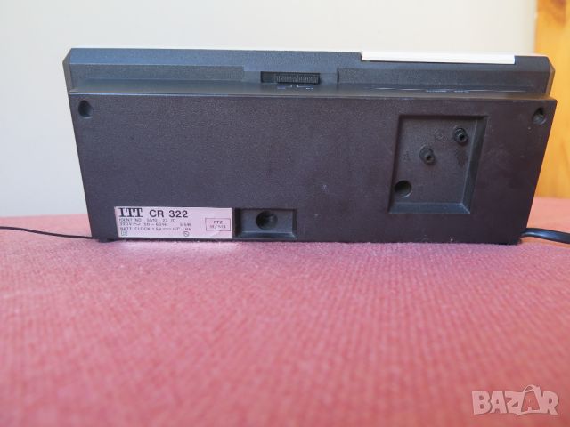 ITT CR322 Clock radio, снимка 5 - Радиокасетофони, транзистори - 46503181