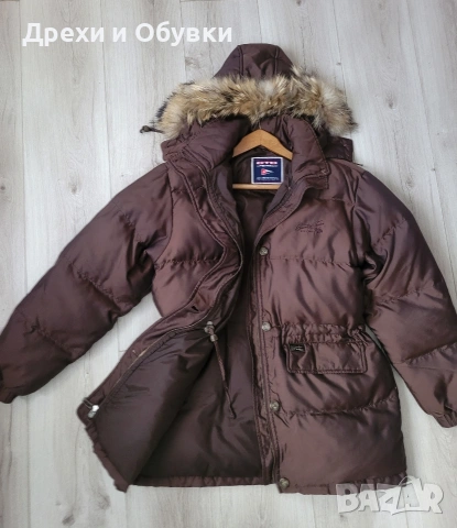 Зимно яке естествен пух лисица 