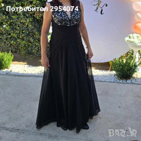 красива дълга дамска рокля мл -85лв, снимка 1