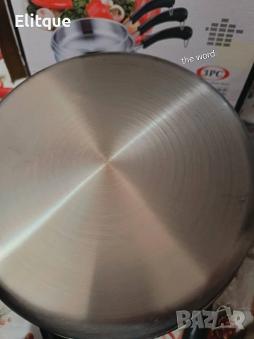 Супер здрави и качествени 3 броя тигани с дръжка 22/24/26 см., снимка 4 - Съдове за готвене - 53375994