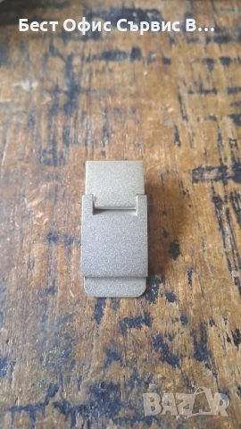 щипка за пари стоманена сребриста масивна матова