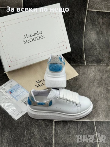 Alexander McQueen Дамски Маратонки С Кристали👟Спортни Обувки Александър Макуин👟Сникърси E750, снимка 5 - Маратонки - 51293547