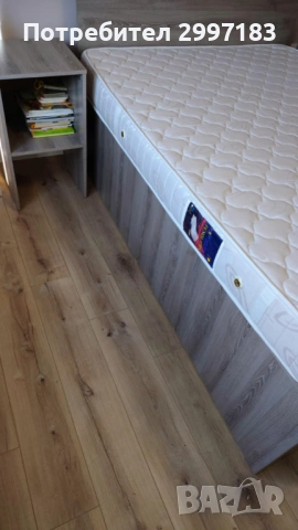 Комплект Спалня с Матрак и повдигащ механизъм и нощни шкафчета , снимка 4 - Спални и легла - 53208395
