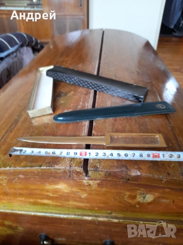 Стар нож за писма,лупа Балкантурист, снимка 9 - Други ценни предмети - 54044637