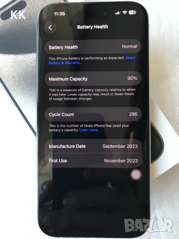  Apple iPhone 15 Pro 128GB Natural Titanium, снимка 6 - Apple iPhone - 53824173