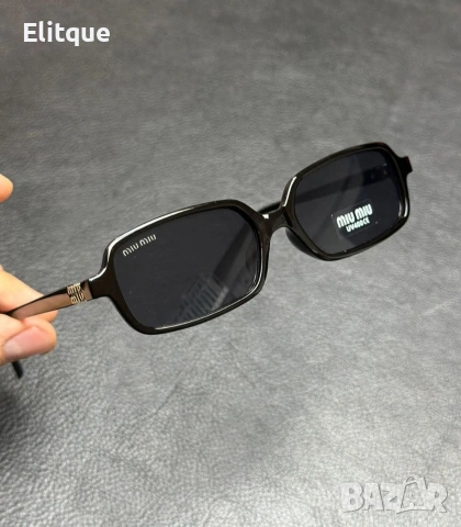 висококачествени очила с черен обикновен калъф и ув защита miu miu , снимка 2 - Слънчеви и диоптрични очила - 53461386