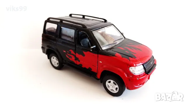 Autotime УАЗ Патриот (UAZ Patriot) 'Пламя' 1:43, снимка 5 - Колекции - 48028215