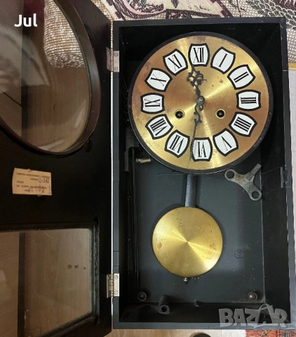 Античен стенен часовник, снимка 3 - Антикварни и старинни предмети - 53974819