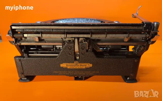 Антична Безшумна Пишеща Машина Remington Noiseless Made in USA Португалска Клавиатура 1931 година !, снимка 2 - Антикварни и старинни предмети - 50071827