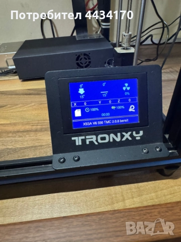 3D принтер Tronxy X5SA – напълно изправен, готов за работа, снимка 7 - Принтери, копири, скенери - 52532185