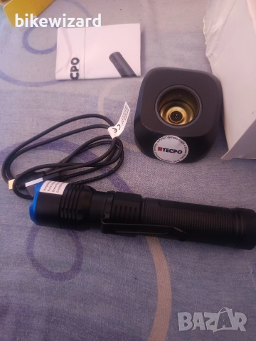 TECPO 600 лумена 7500 K 250 м обхват на лъча 2600 mAh батерия НОВА, снимка 7 - Други инструменти - 52946441