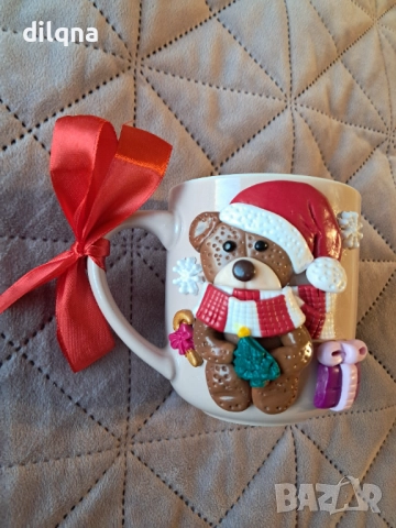 Чаши и буркани с декорация от полимерна глина, снимка 7 - Аксесоари за кухня - 52195518