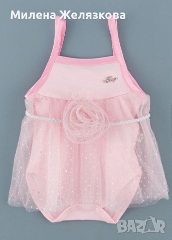 Рокля за бебе принцеса 0-3м., снимка 1 - Бебешки рокли - 46067538
