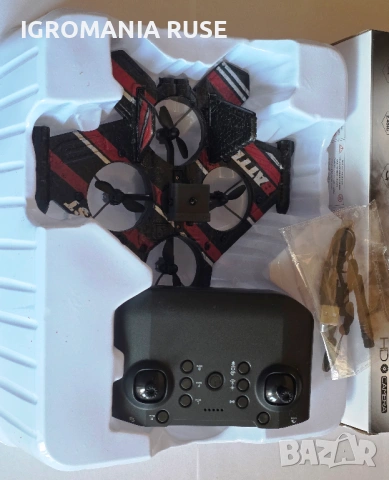 AIRPLANE AIRCRAFT DRONE ДРОН САМОЛЕТ ДИСТАНЦИОННО Remote Control RC 2.4G With Light, снимка 8 - Дронове и аксесоари - 52674872