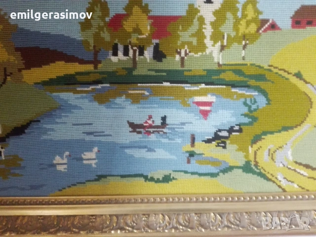 Две маслени картини и красив гоблен., снимка 16 - Картини - 54238495