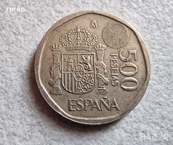 Монета. Испания. 500 песети. 1987 година., снимка 1 - Нумизматика и бонистика - 36899818