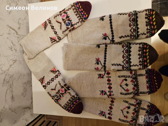 Продавам плетени чорапи, снимка 4 - Мъжки чорапи - 50746190
