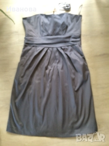 Нова сатенена рокля., снимка 5 - Рокли - 51542007