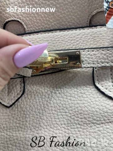 Бежова Hermes Birkin, снимка 3 - Чанти - 48747799