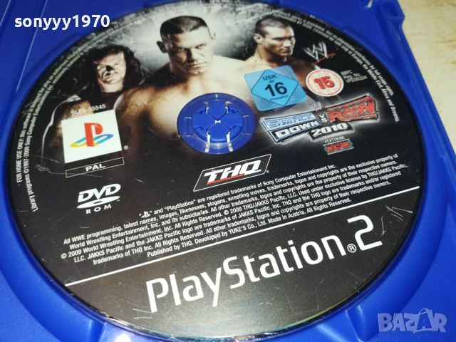 SMACK DOUN VS RAW 2010 PS2 GAME 1907241023, снимка 5 - Игри за PlayStation - 46629069