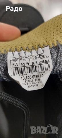 Lowa Toledo GTX Low Men / 41,5 /100%оригинал/GORE-TEX / туристически обувки, снимка 11 - Спортни обувки - 53939341