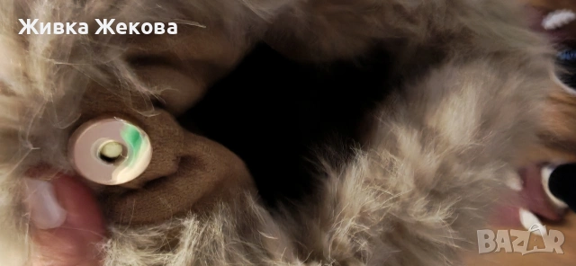 бежова пухкава чанта , снимка 4 - Чанти - 53176779