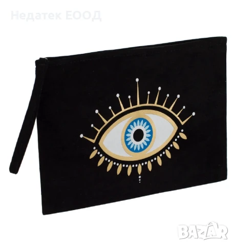 Плажен несесер, Черен, 32x22 см.